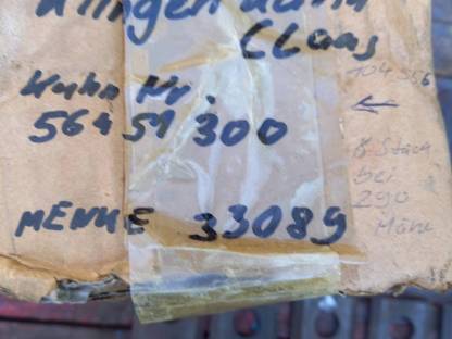 Bild 3:Mähwerk-Klingen Claas / Kuhn