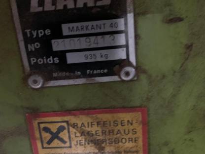 Bild 3:Kleinballenpresse Claas Markant 40