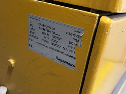 Bild 4:Jungheinrich EFG-D 12,5G Stapler