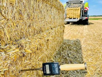 Bild 2:Stroh in Quaderballen