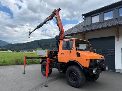Bild 9:UNIMOG U1000 mit Palfinger Kran
