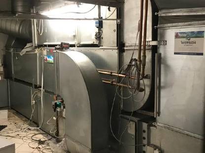 Bild 2:Lüftungsanlage mit Wärmerückgewinnung