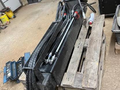 Bild 3:Bagger Verlängerungsarm mit hydr. Ausschub