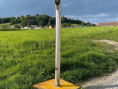 Traktor Edelstahlauspuff ohne Schalldämpfer
