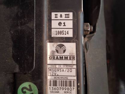 Bild 5:Grammer Luftsitz MSG 95/A20