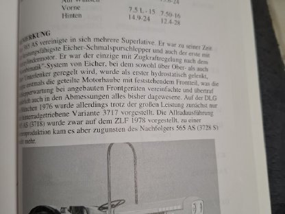 Oldtimer Eicher 3717 Schmalspurschlepper
