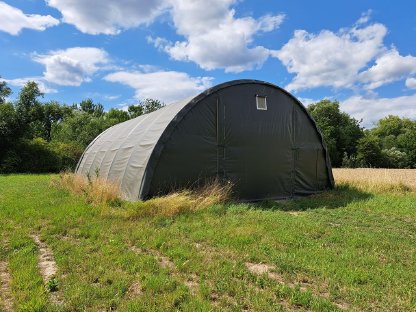 Verkaufe Rundbogenhalle 9,15 x 12 m