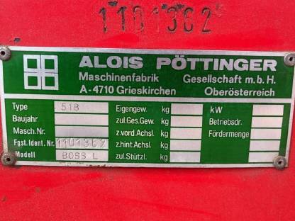 Bild 4:Pöttinger Boss L Typ 518 Ladewagen