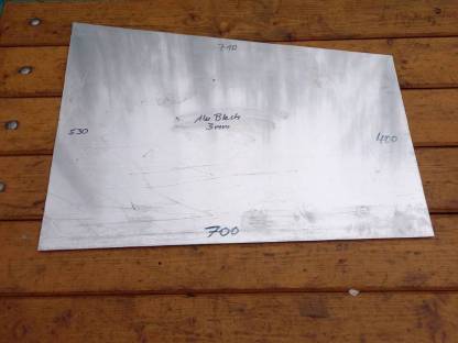 Alu Blech Rest 3 mm