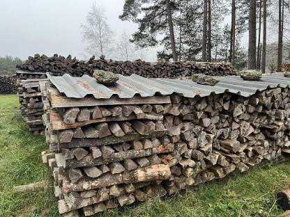 Bild 2:Brennholz Buche