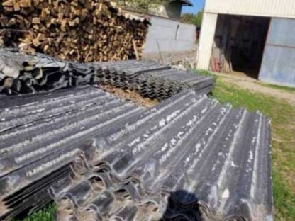 Bild 2:Eternitplatten