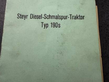 Steyr 190s Schmalspur Traktor