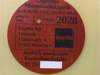 Bild 8:Gebläsespritze HARDI Nordmanntanne