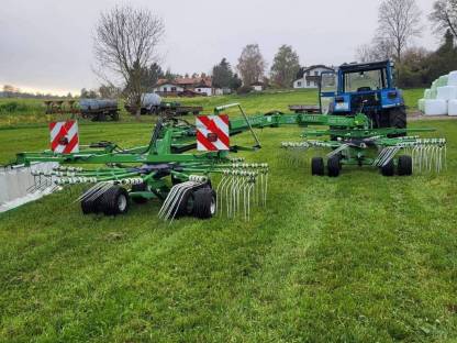 Bild 3:Samasz Duo 740 Kreiselschwader Wurmschwader