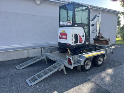 Bild 3:BOBCAT E17 Minibagger inkl. Trailer MIETEN-KAUFEN-MIETKAUF
