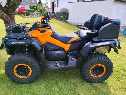 Bild 3:Can-Am Outlander Quad mit Kippanhänger