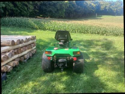 Bild 7:John Deere 455 Kompakttraktor Rasentraktor