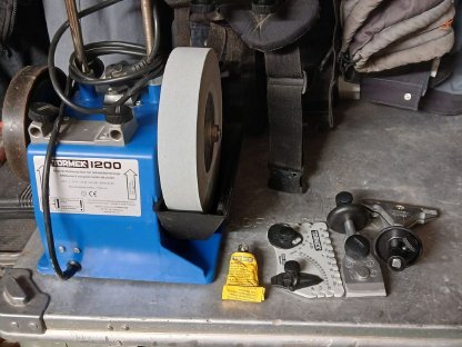 Bild 3:Nassschleifmaschine Tormek 1200