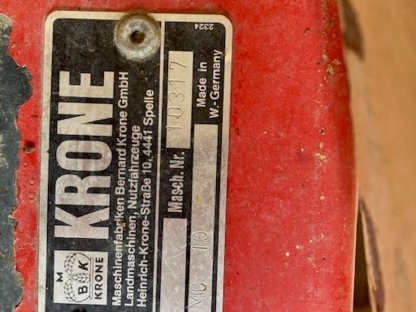 Bild 3:Krone MC10 – gebrauchter Maishäcksler