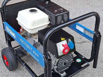Bild 6:SDMO Stromerzeuger mit Honda Motor HX 7500 T