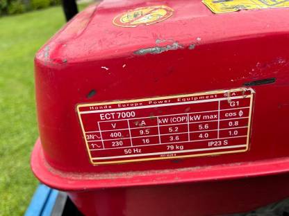 Bild 5:Stromgenerator Honda