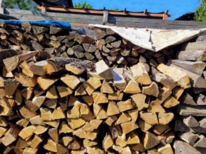 Eichen Brennholz