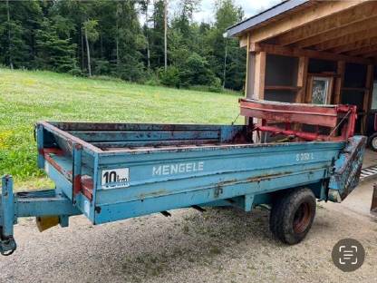 Miststreuer Motormäher