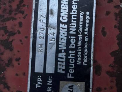 Bild 4:Teller für Fella-Mähwerk KM 270-FZ