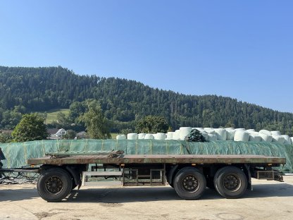 Bild 5:Anhänger, Plattformanhänger, Ballenhänger, 3-Achs-Anhänger