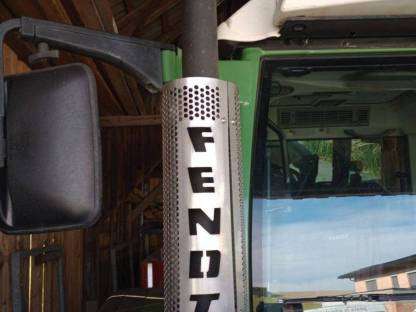 Auspuffblech Edelstahl für Fendt 300 Vario SCR
