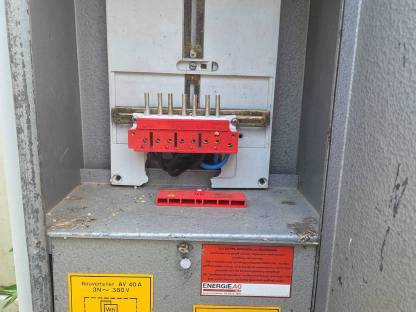 Bild 3:Baustromverteiler