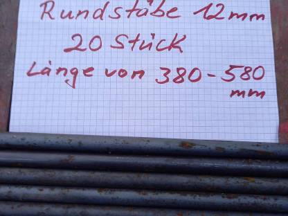 Bild 2:Rundeisen Reste Dm. 12 mm