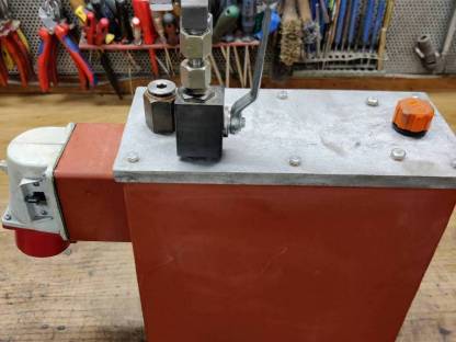 Bild 2:Hydraulikaggregat Mostpresse Obstpresse