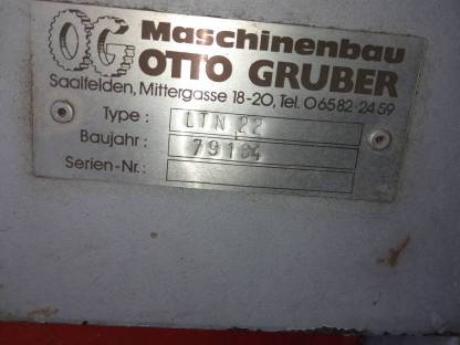 Bild 5:Gruber Ladewagen LTN 22