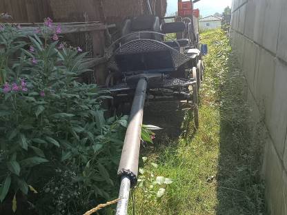 Schwerer Marathonwagen