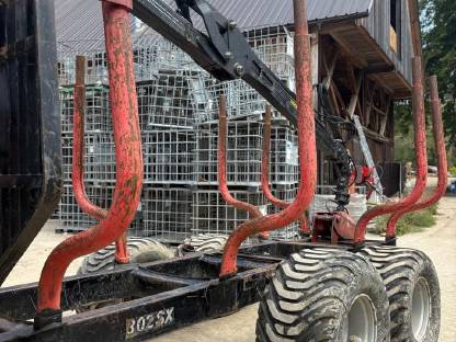 Bild 8:Forstkran Nokka – verstärkt, mit Joysticksteuerung & neuer Hydraulikpumpe