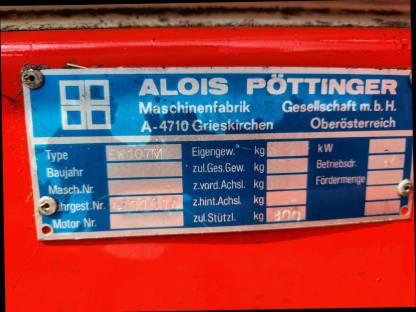 Bild 8:Pöttinger Ernteprofi 2