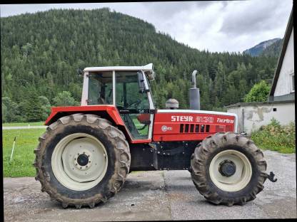 Bild 4:Steyr 8130 SK2 mit Forstverbau