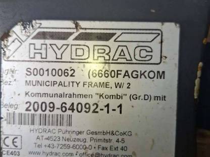 Bild 2:Kommunalrahmen zu Steyr CVT 6160 Tier 3 (S-matic) Schneepflug