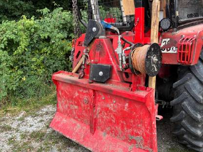 Krpan 4 E mechanische Seilwinde