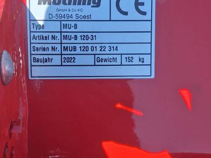 Bild 2:Müthing Mulcher MU-B120