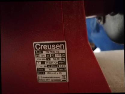 Bild 2:Doppelschleifbock Creusen DS 7500 TS