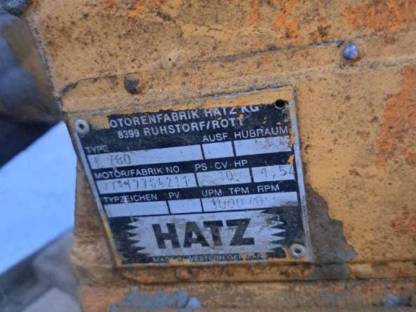 Bild 4:Hatz E 780 Motor