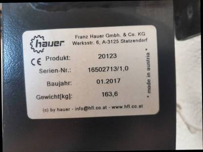 Bild 3:Hauer Oberrahmenkonsole für Lindner Geo 84 ep