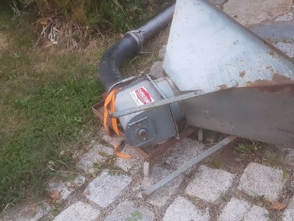 Bild 4:Förderschnecke für Hackschnitzel, Pellets, Getreide, Mais