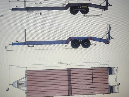 Bild 3:10 t Tieflader mit hydr. Rampen