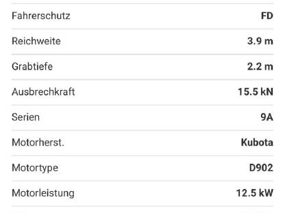 Bild 9:Neuwertiger Bagger Hyundai 17Z-9A