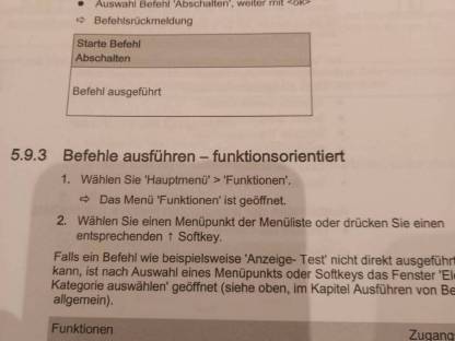 Bild 3:Bedienungsanleitung Brandmeldeanlage Siemens