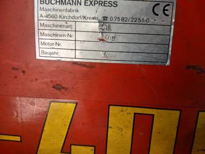 Bild 3:Heugebläse Buchmann Express