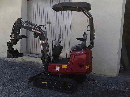 Neuer Minibagger mit Schaufelpaket, Rhinoceros KS10-8S